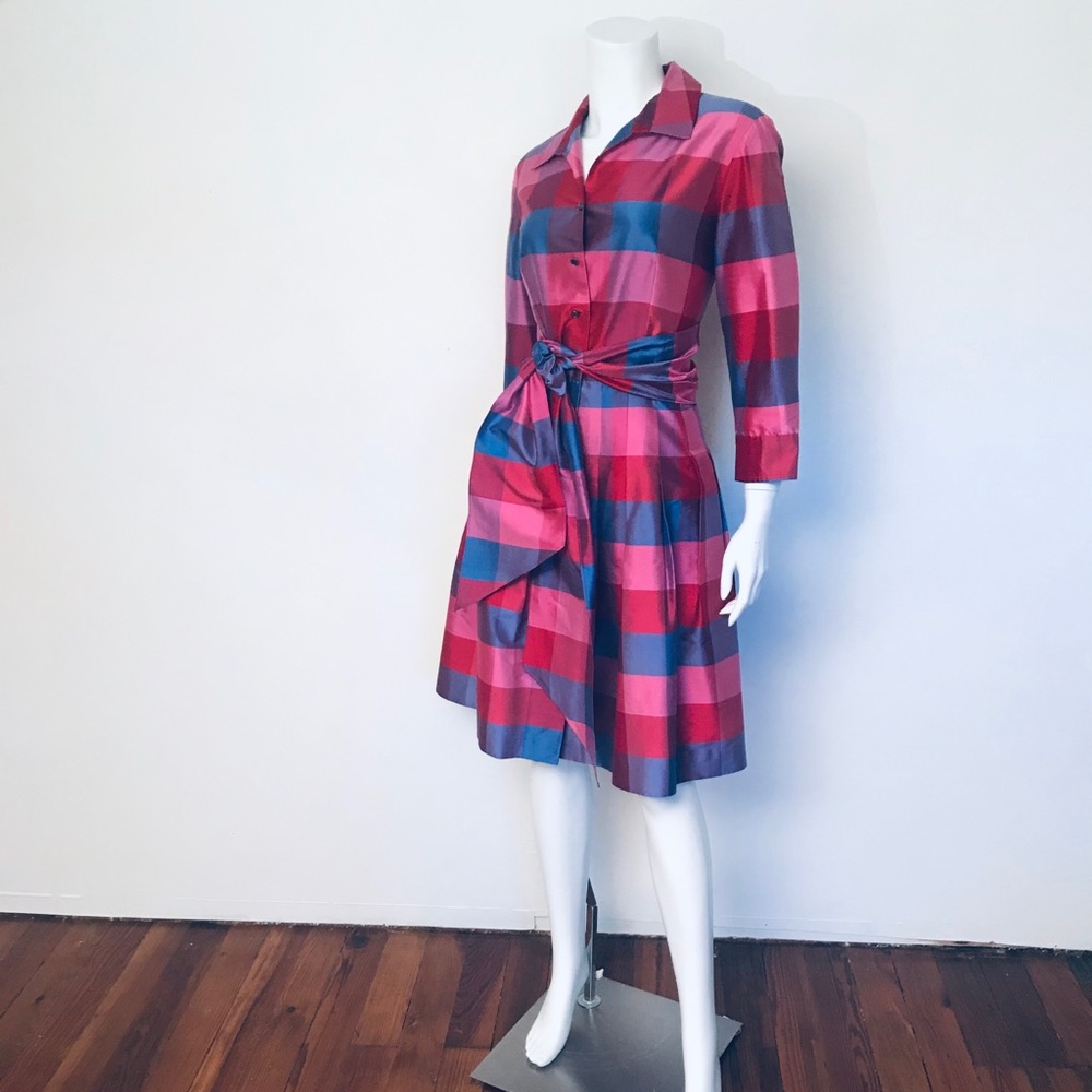 Sara Campbell Silk Midi Dress